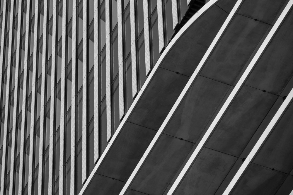 Fototapeta premium architektura szare linie